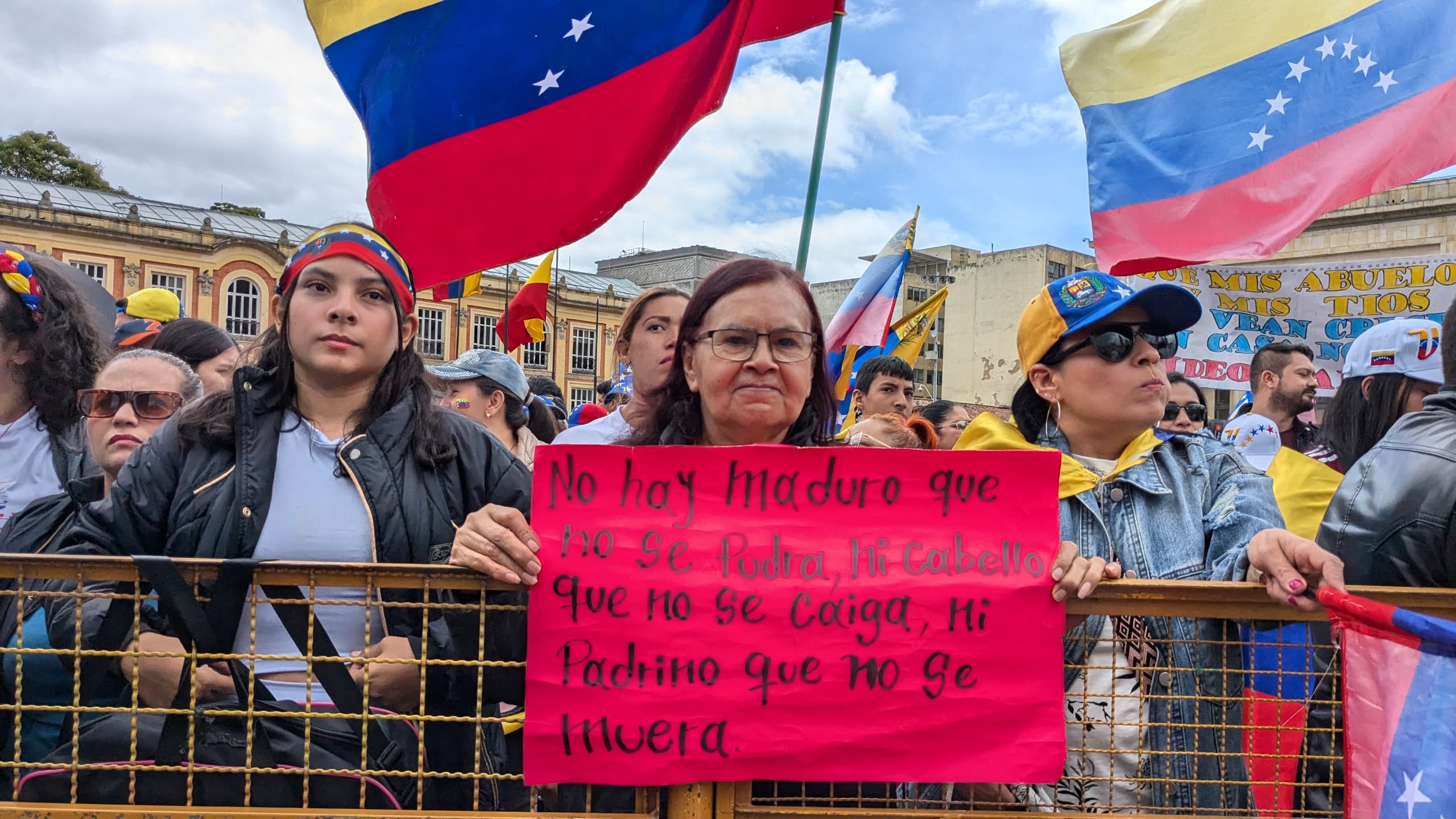 Bogotá concentración de venezolanos 