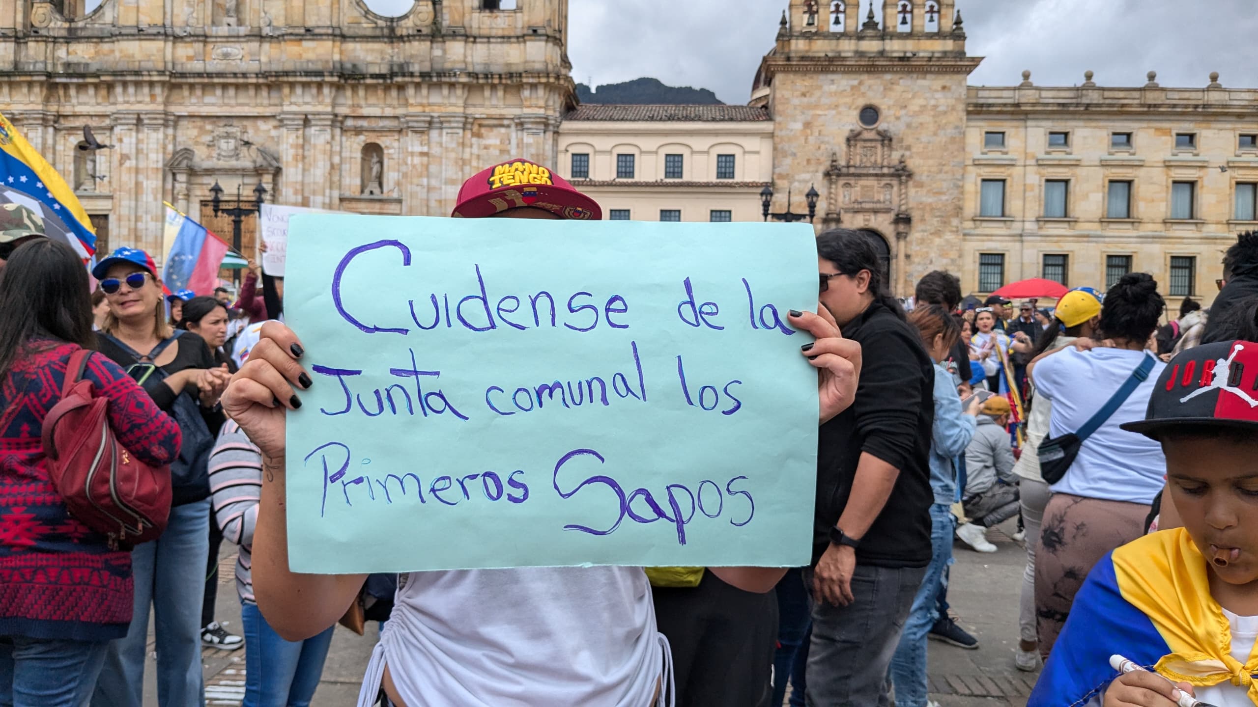 Bogotá concentración de venezolanos 