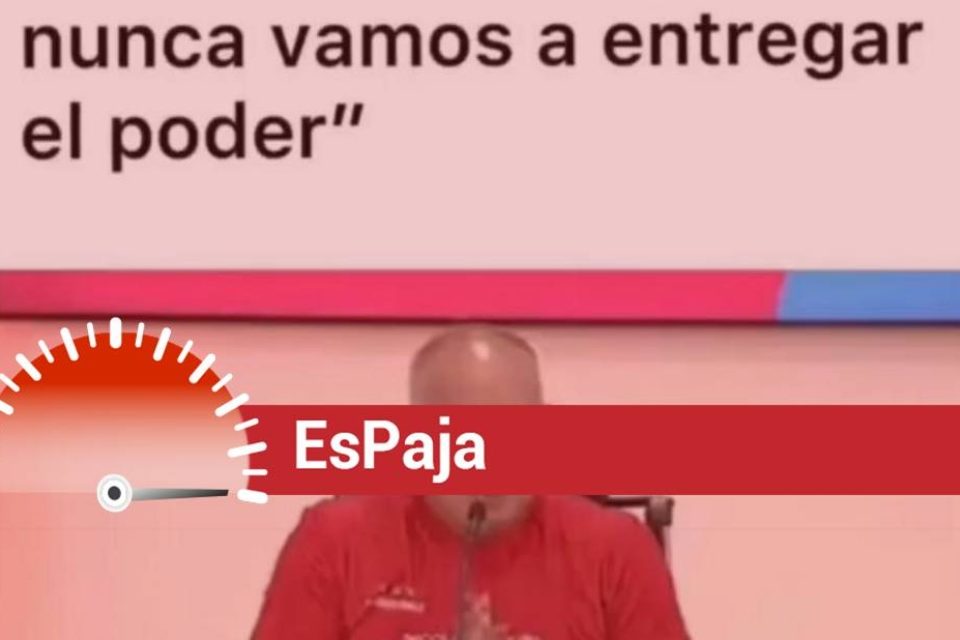 EsPaja fact check Diosdado Cabello