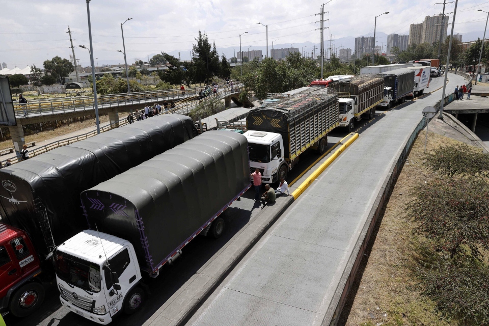 Transportistas Colombia paro