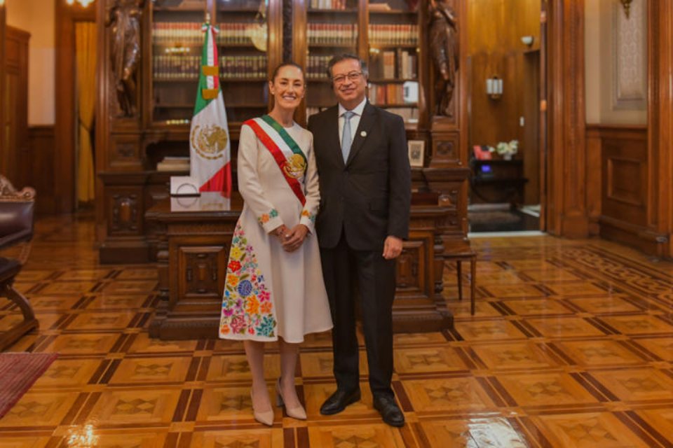 Claudia Sheinbaum Gustavo Petro México Colombia