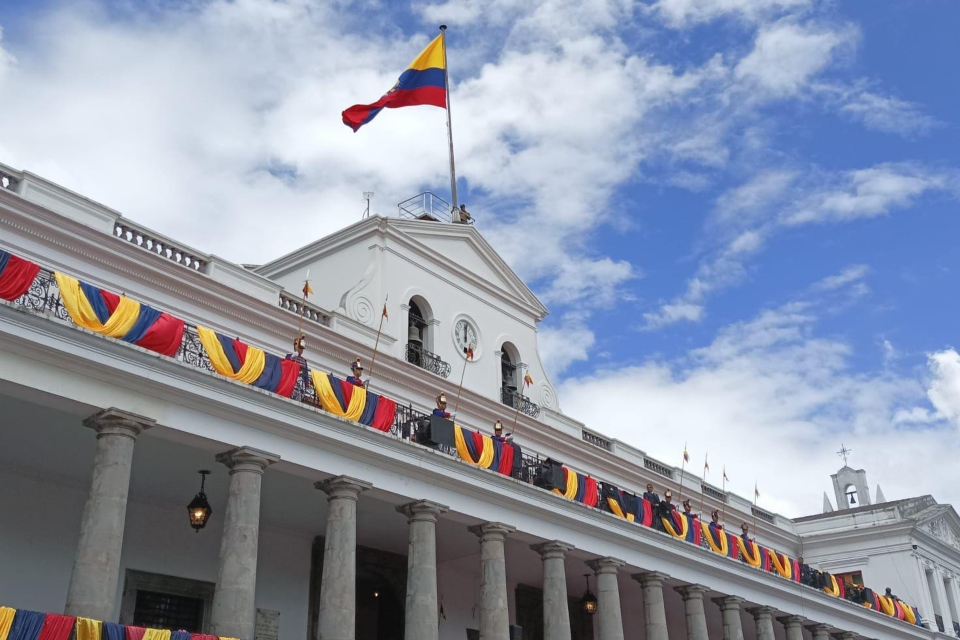 Ecuador Daniel Noboa Palacio de Carondelet