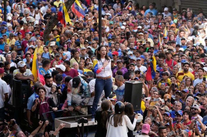 María Corina Machado agradece EEUU Chile PB