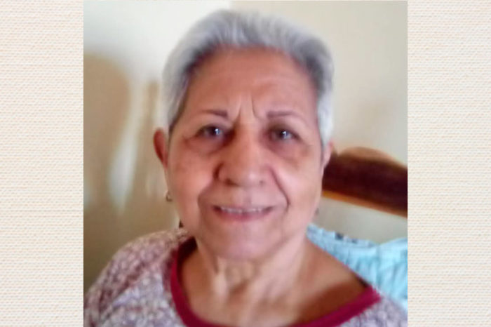 La maestra Olga Salazar de Sanabria