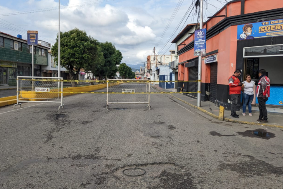 Reportan poca afluencia de personas en las calles