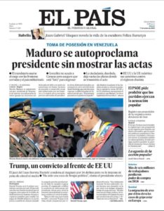 Portada 11 de enero Nicolás Maduro