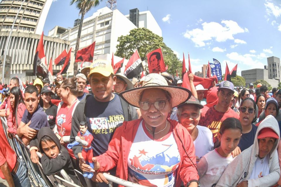 Marcha oficialismo Caracazo