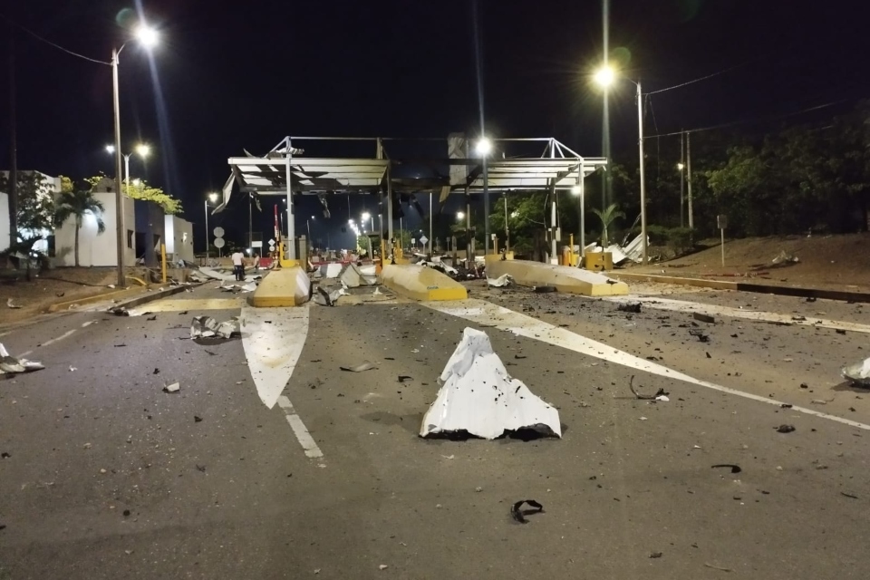 Peaje Cúcuta atentado 19.02.2025