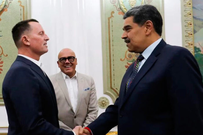 ¿El gobierno de Estados Unidos reconoció a Nicolás? / Richard Grenell y Nicolás Maduro