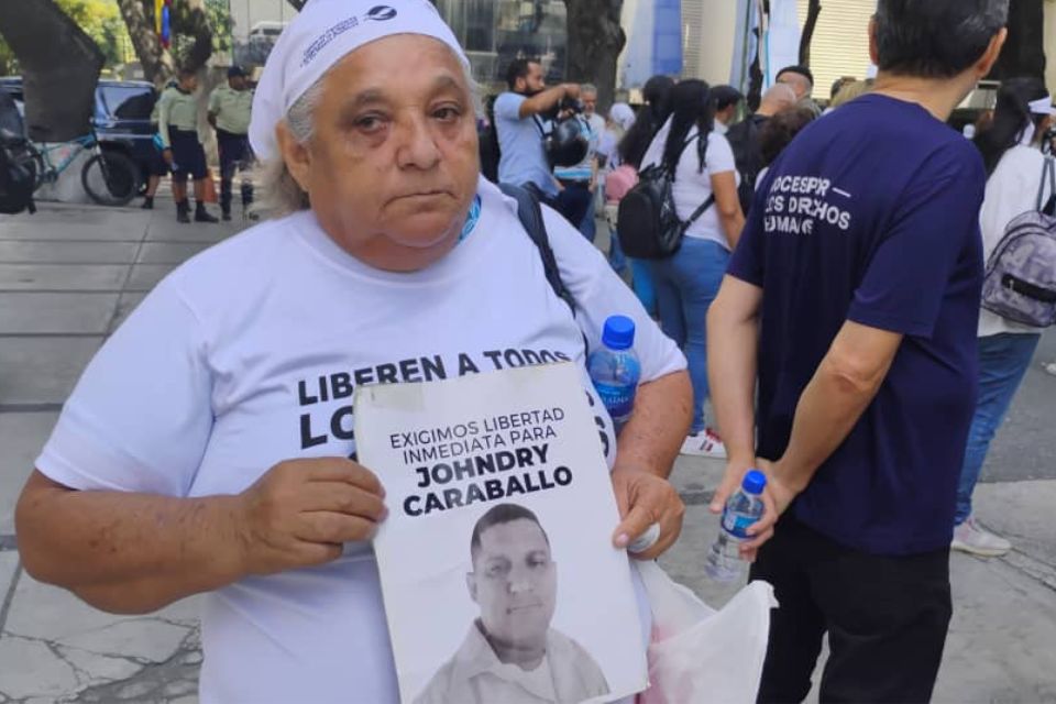 Johndry Caraballo presos políticos