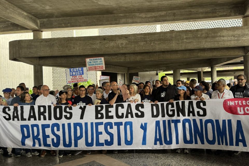 Protesta salarios trabajadores