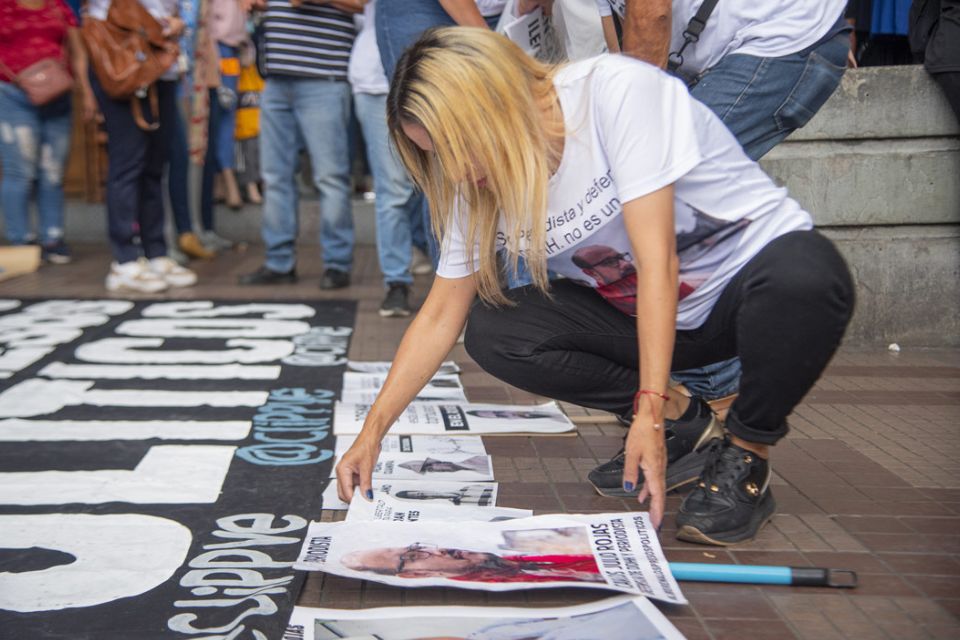 Presos politicos. Ruta por la justicia y la libertad. Palacio de Justicia