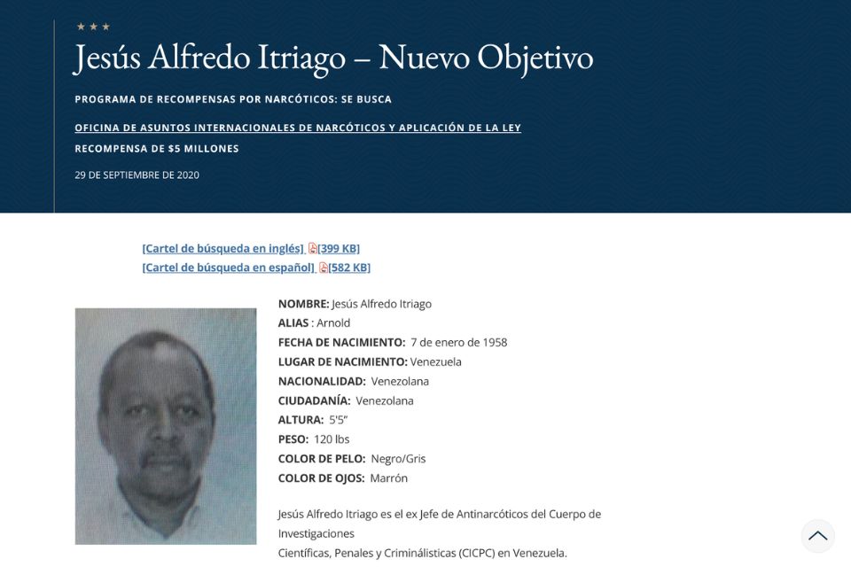 exjefe del Cicpc narcotráfico