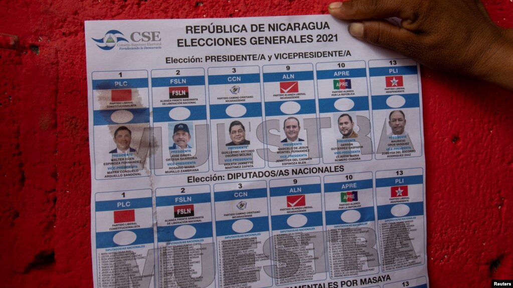 Elecciones Nicaragua