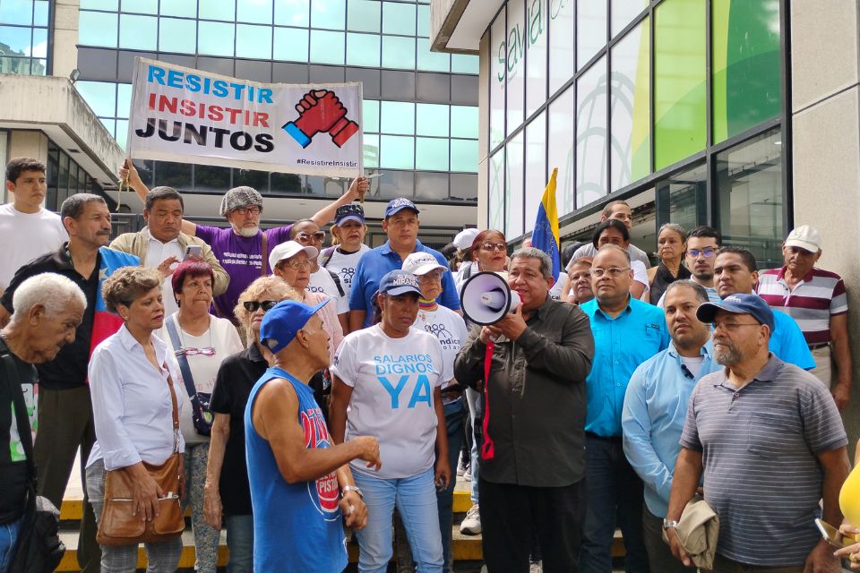 Pablo Zambrano protesta trabajadores