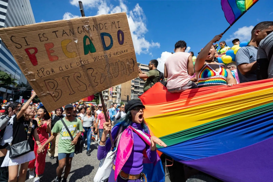 Marcha del orgullo Caracas venezuela 2025