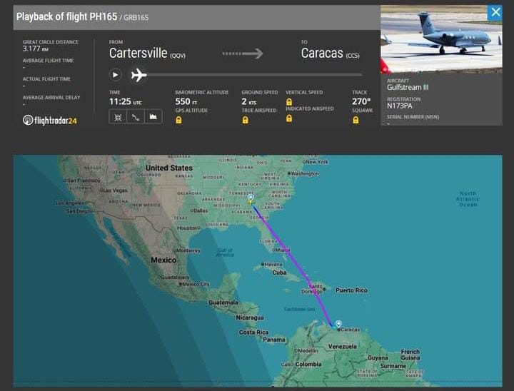 Vuelo de EEUU