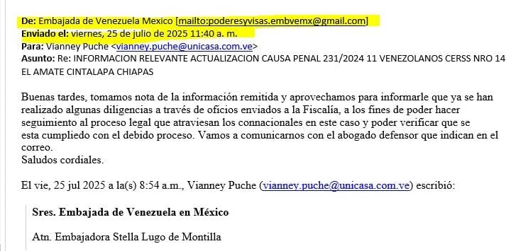 Comunicación Embajada de México