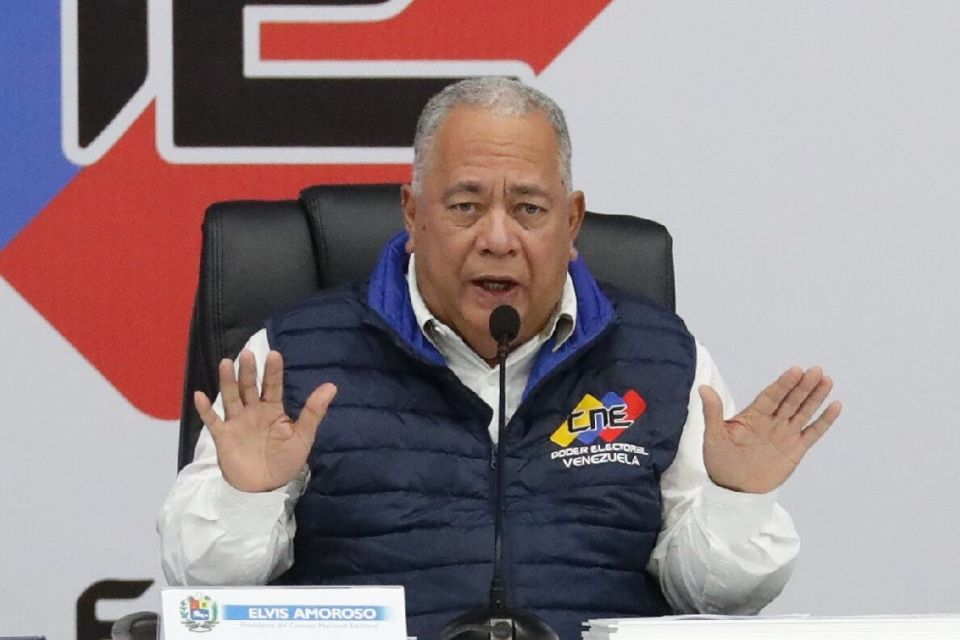 La peor de las fakes news / Elvis Amoroso CNE presidenciales 2024