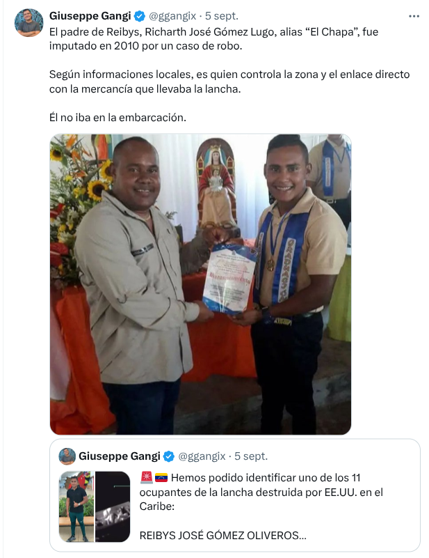 fallecidos narcolancha