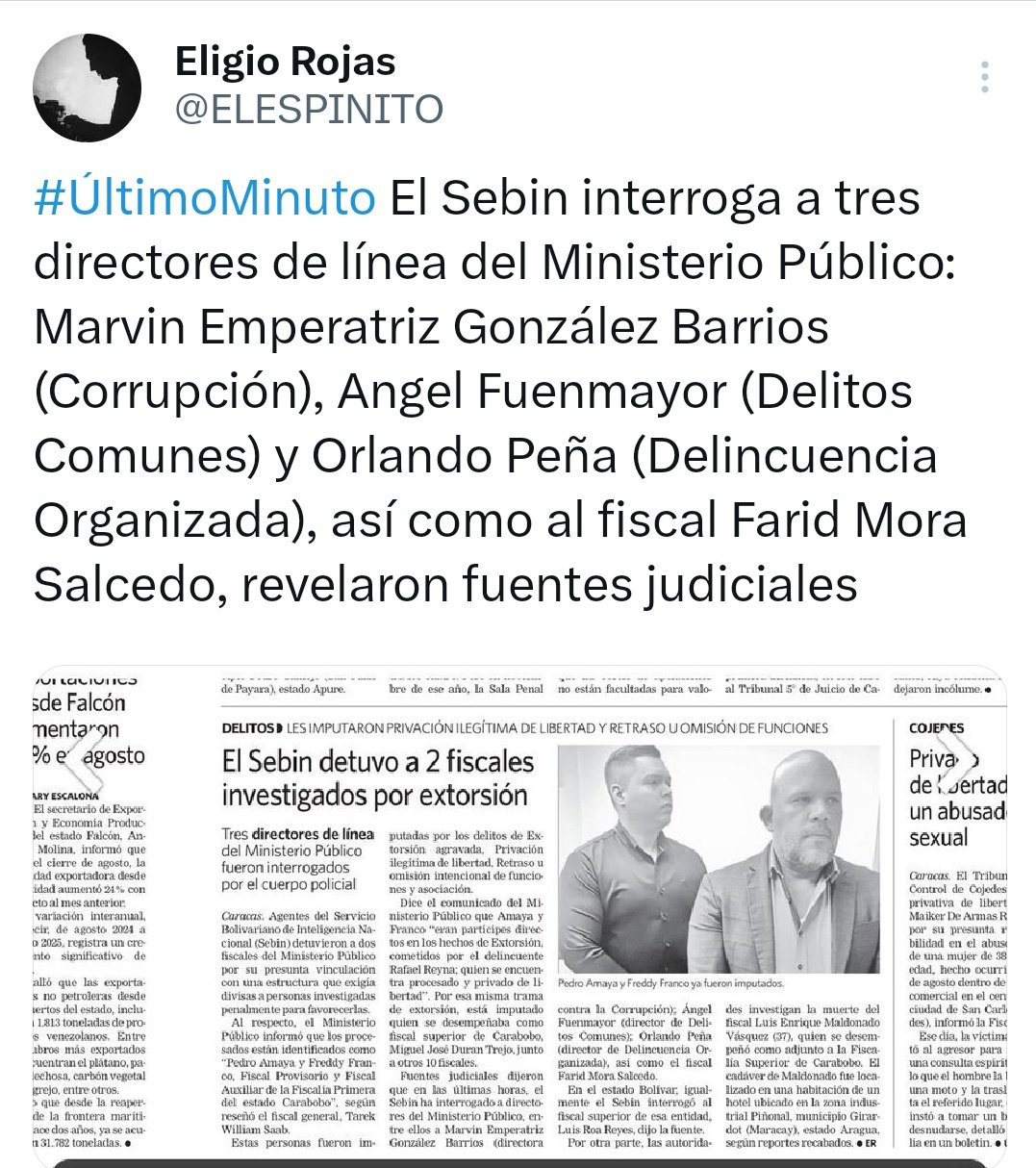 fiscales detenidos nota UN