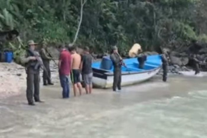 detenidos lancha Sucre